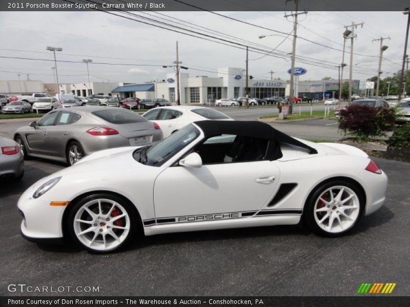  2011 Boxster Spyder Carrara White