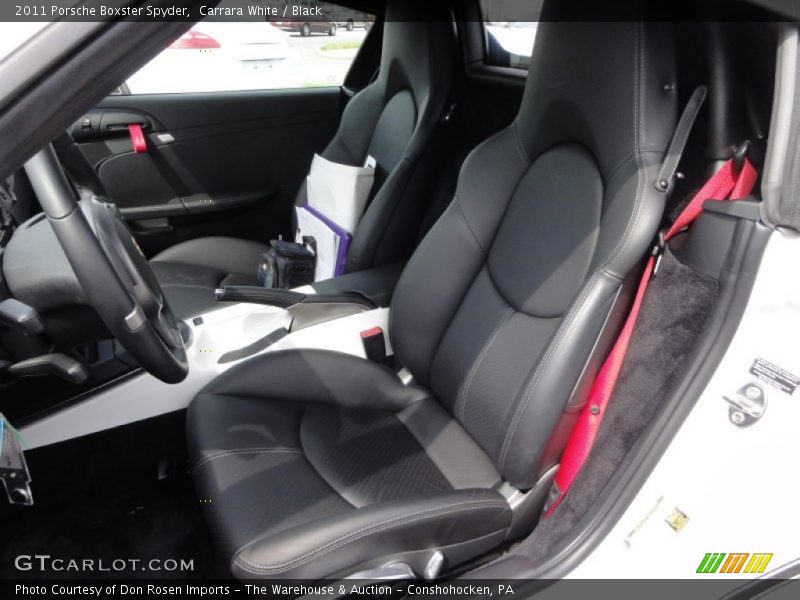 Front Seat of 2011 Boxster Spyder