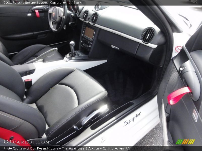  2011 Boxster Spyder Black Interior