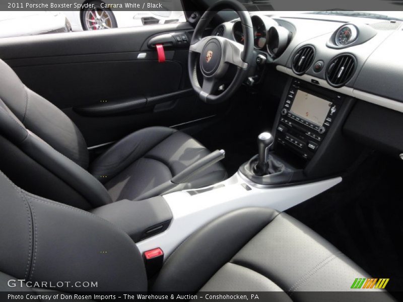  2011 Boxster Spyder Black Interior