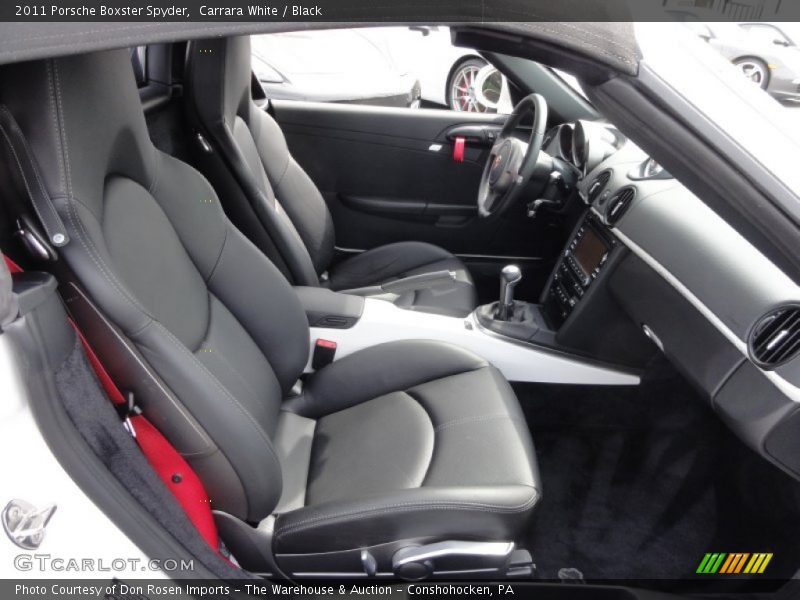  2011 Boxster Spyder Black Interior