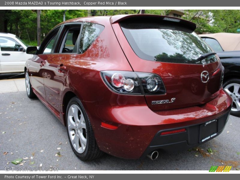Copper Red Mica / Black 2008 Mazda MAZDA3 s Touring Hatchback