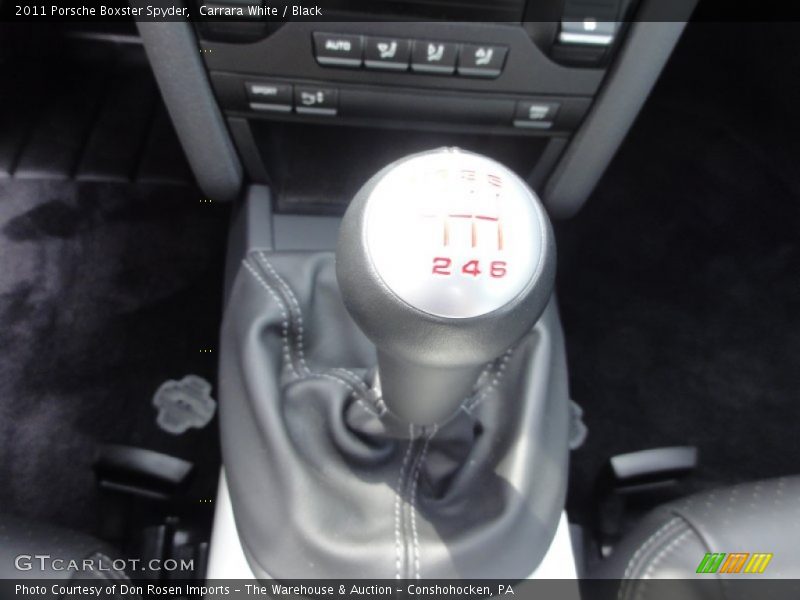  2011 Boxster Spyder 6 Speed Manual Shifter