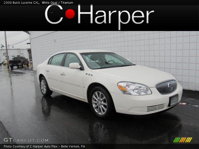 White Opal / Titanium 2009 Buick Lucerne CXL