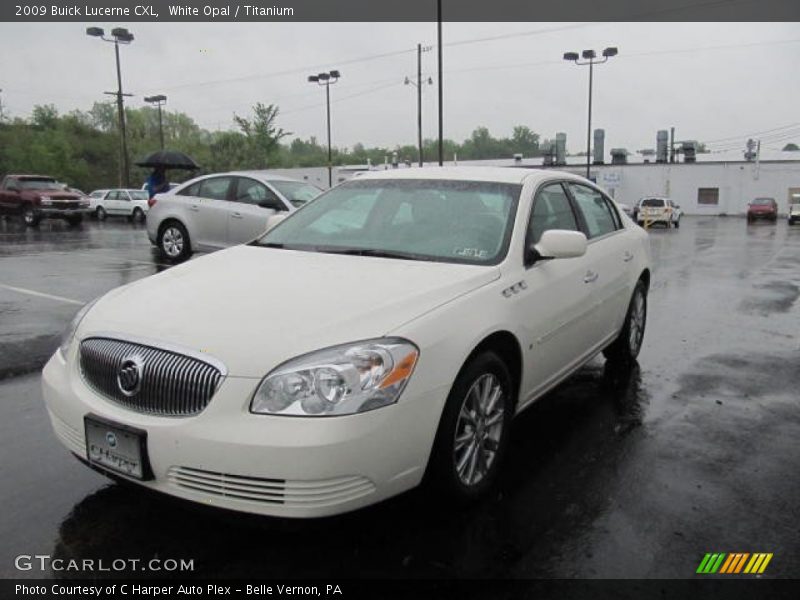 White Opal / Titanium 2009 Buick Lucerne CXL