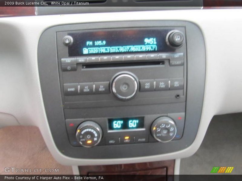 White Opal / Titanium 2009 Buick Lucerne CXL