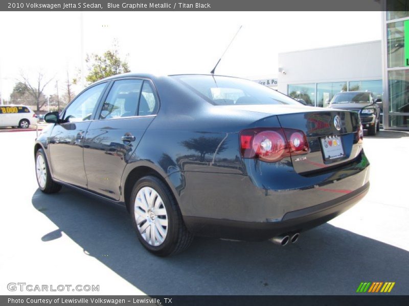 Blue Graphite Metallic / Titan Black 2010 Volkswagen Jetta S Sedan