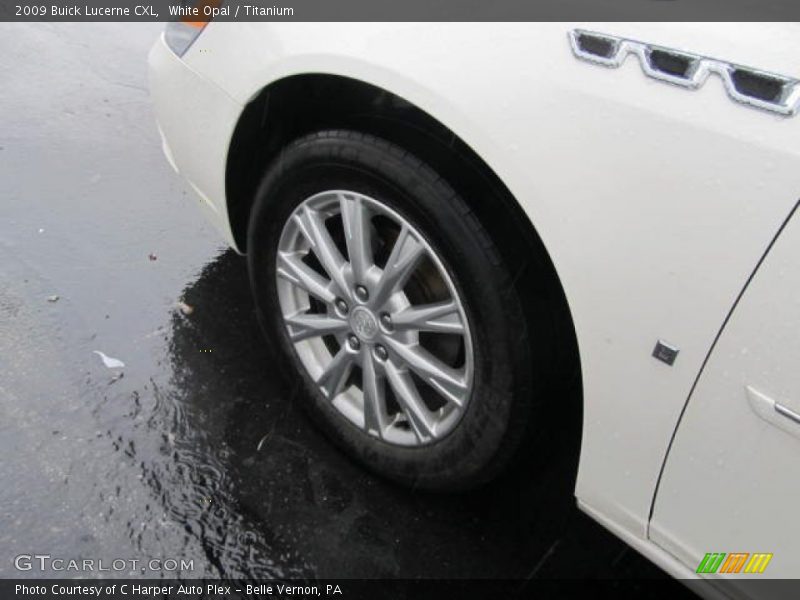 White Opal / Titanium 2009 Buick Lucerne CXL