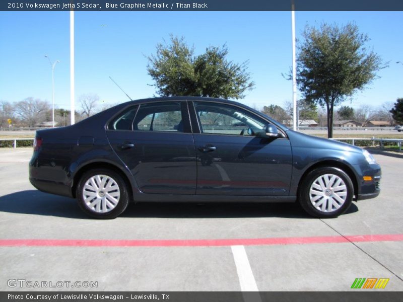 Blue Graphite Metallic / Titan Black 2010 Volkswagen Jetta S Sedan