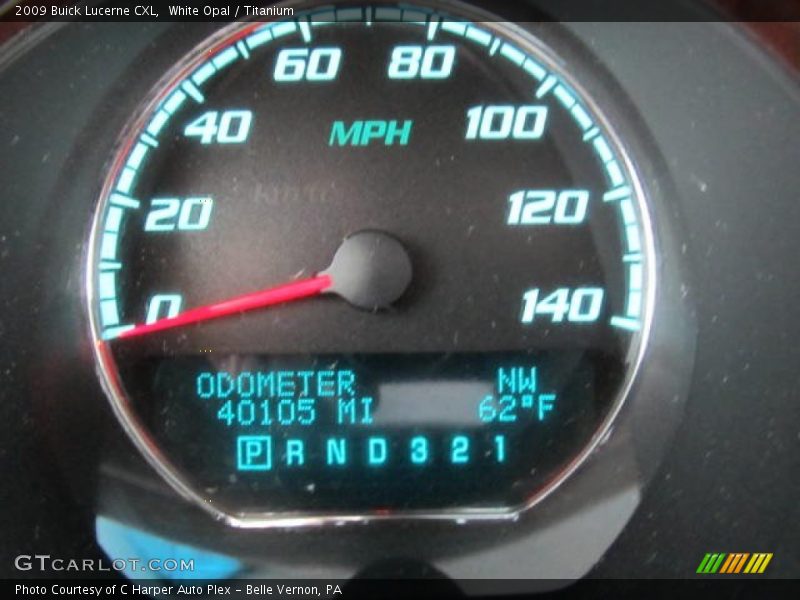 White Opal / Titanium 2009 Buick Lucerne CXL