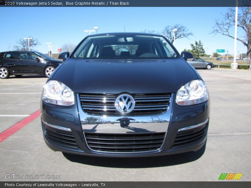 Blue Graphite Metallic / Titan Black 2010 Volkswagen Jetta S Sedan