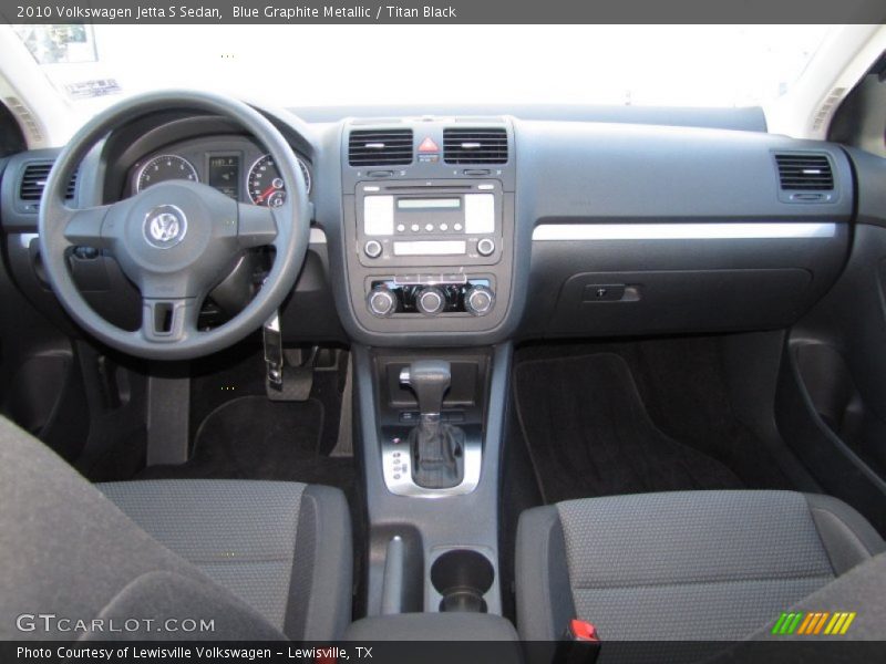 Blue Graphite Metallic / Titan Black 2010 Volkswagen Jetta S Sedan