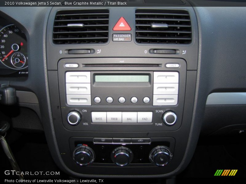 Blue Graphite Metallic / Titan Black 2010 Volkswagen Jetta S Sedan