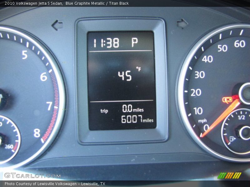 Blue Graphite Metallic / Titan Black 2010 Volkswagen Jetta S Sedan