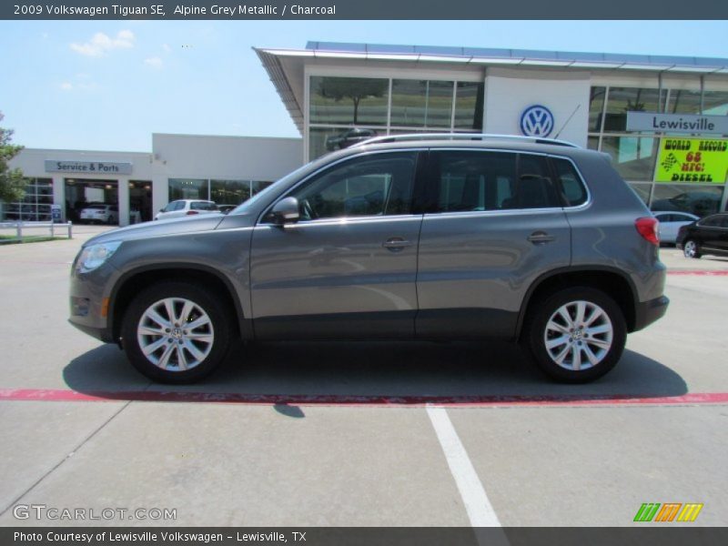 Alpine Grey Metallic / Charcoal 2009 Volkswagen Tiguan SE