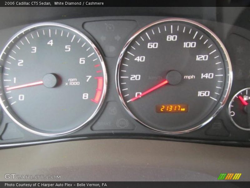 White Diamond / Cashmere 2006 Cadillac CTS Sedan