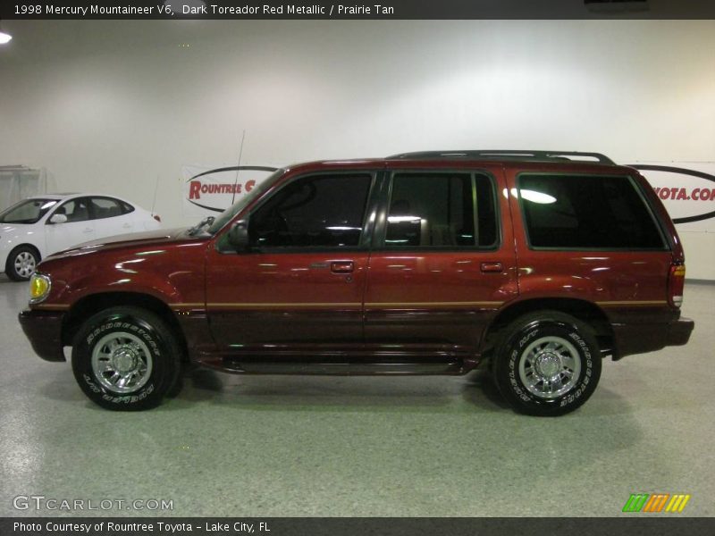 Dark Toreador Red Metallic / Prairie Tan 1998 Mercury Mountaineer V6