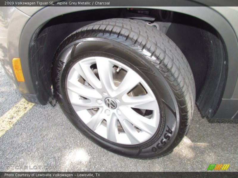 Alpine Grey Metallic / Charcoal 2009 Volkswagen Tiguan SE