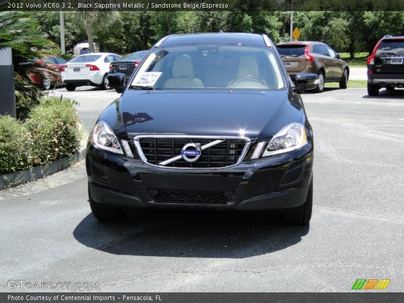 Black Sapphire Metallic / Sandstone Beige/Espresso 2012 Volvo XC60 3.2