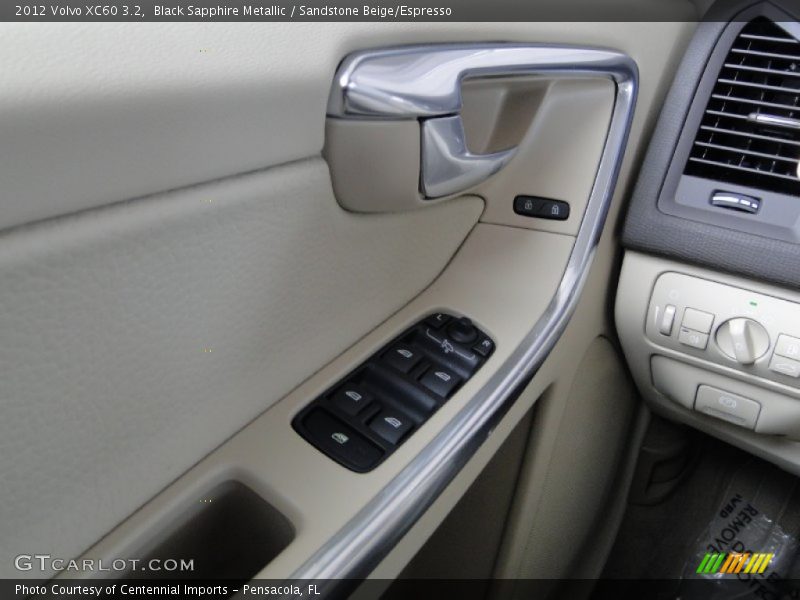 Black Sapphire Metallic / Sandstone Beige/Espresso 2012 Volvo XC60 3.2