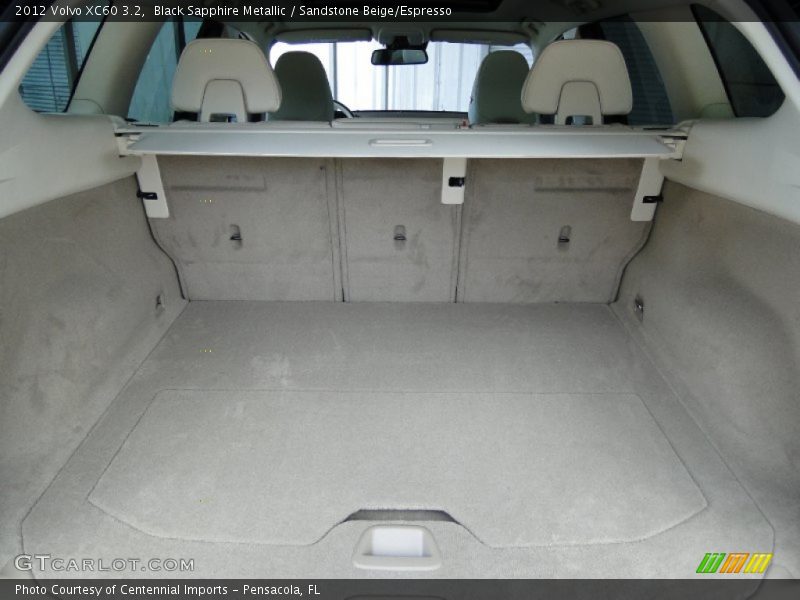 Black Sapphire Metallic / Sandstone Beige/Espresso 2012 Volvo XC60 3.2