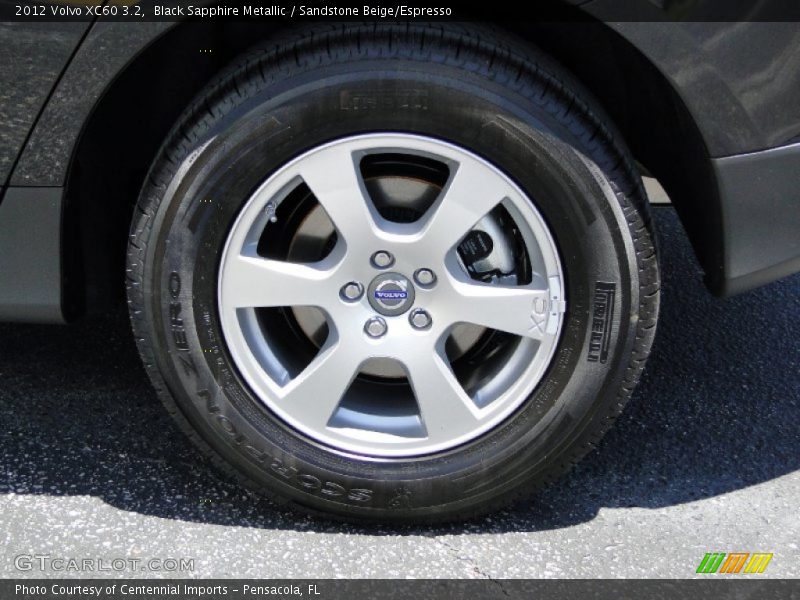 Black Sapphire Metallic / Sandstone Beige/Espresso 2012 Volvo XC60 3.2