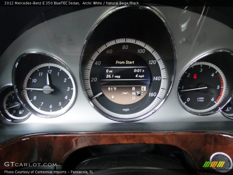 Arctic White / Natural Beige/Black 2012 Mercedes-Benz E 350 BlueTEC Sedan