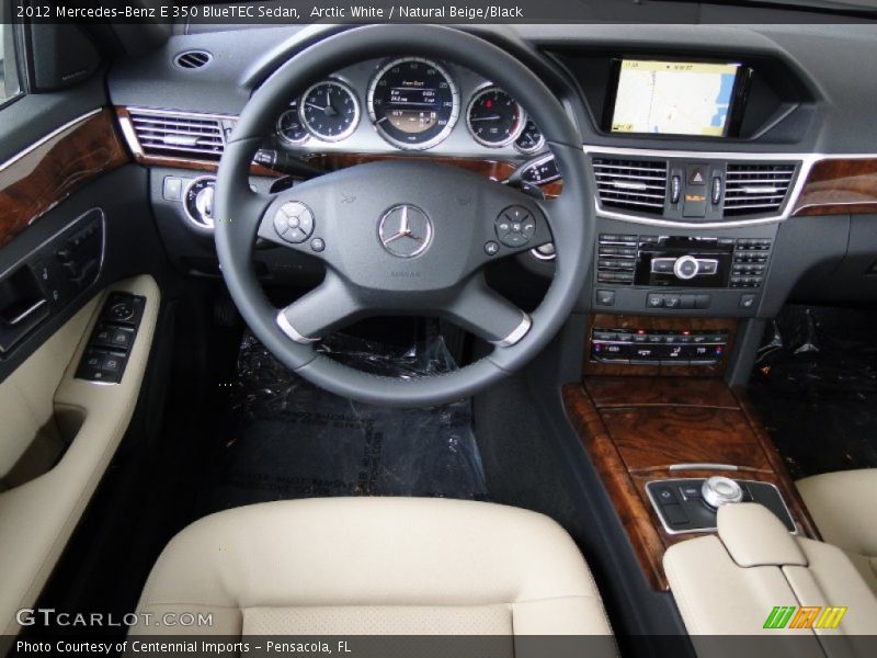 Arctic White / Natural Beige/Black 2012 Mercedes-Benz E 350 BlueTEC Sedan