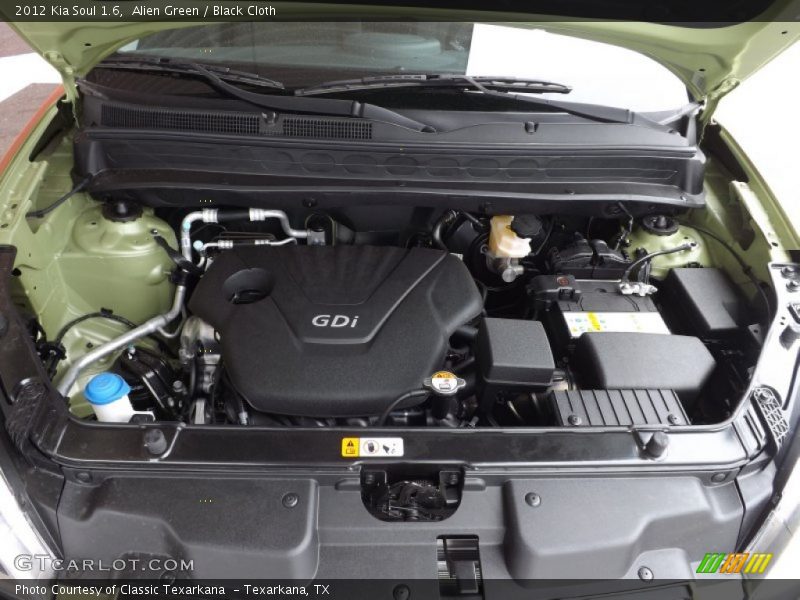 Alien Green / Black Cloth 2012 Kia Soul 1.6