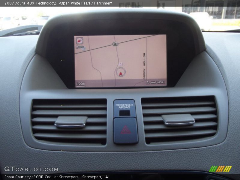 Aspen White Pearl / Parchment 2007 Acura MDX Technology