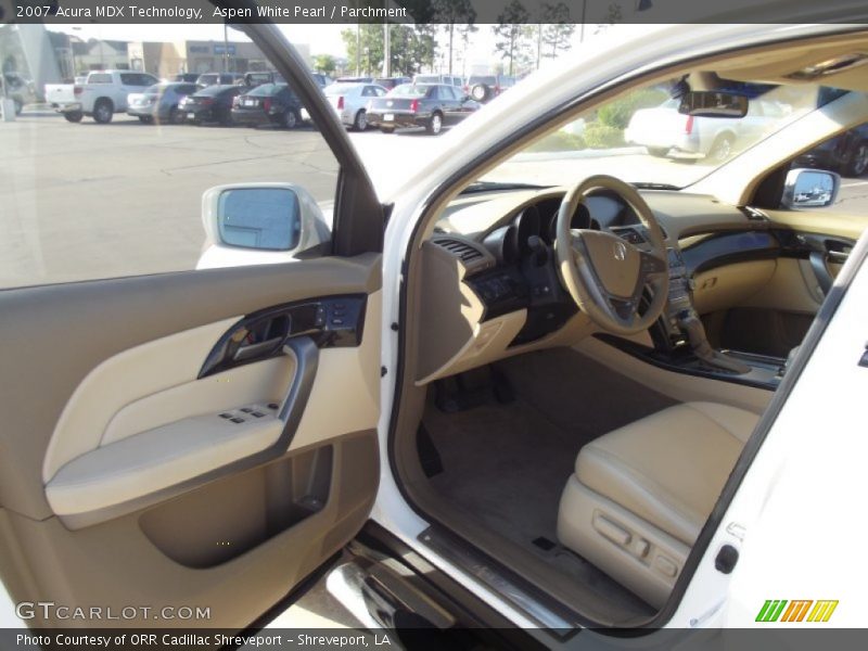 Aspen White Pearl / Parchment 2007 Acura MDX Technology