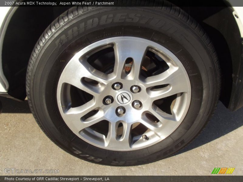 Aspen White Pearl / Parchment 2007 Acura MDX Technology