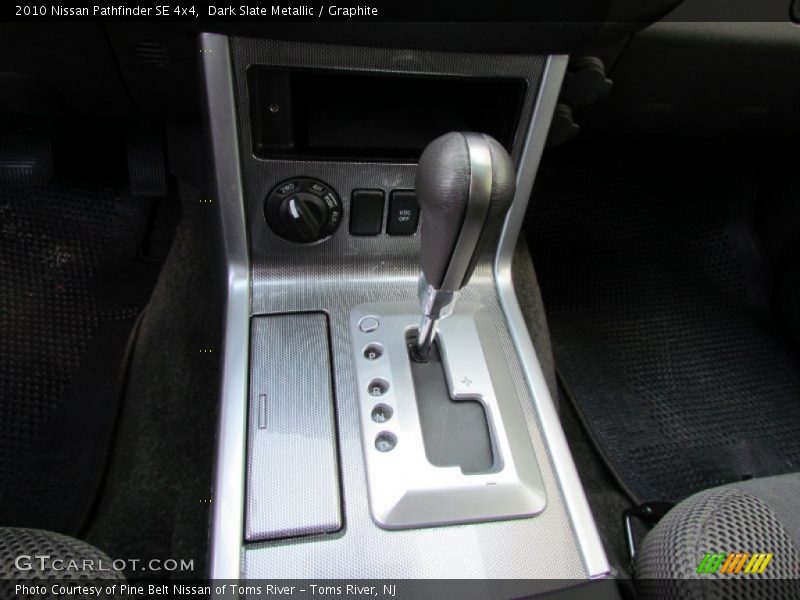 Dark Slate Metallic / Graphite 2010 Nissan Pathfinder SE 4x4