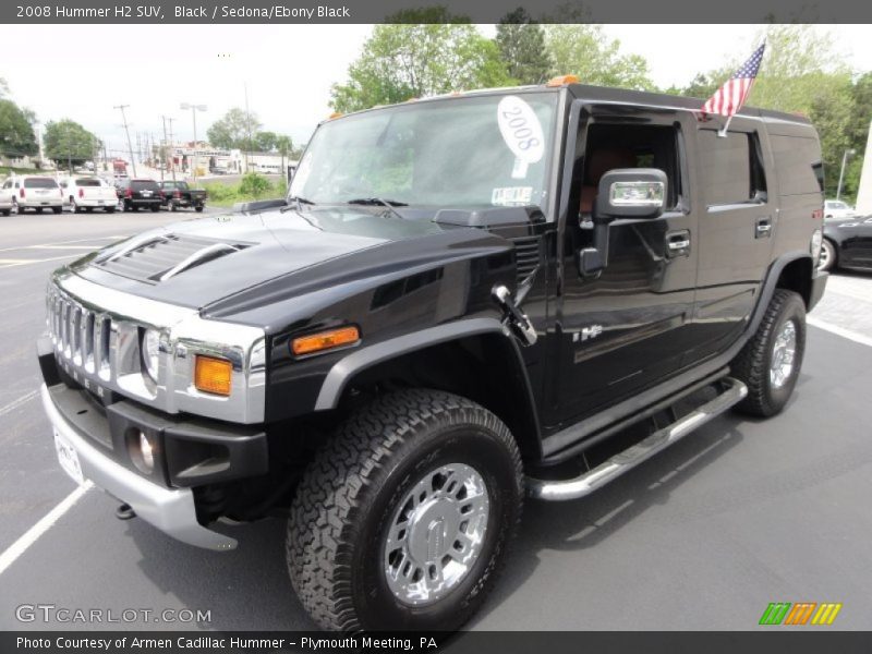 Black / Sedona/Ebony Black 2008 Hummer H2 SUV