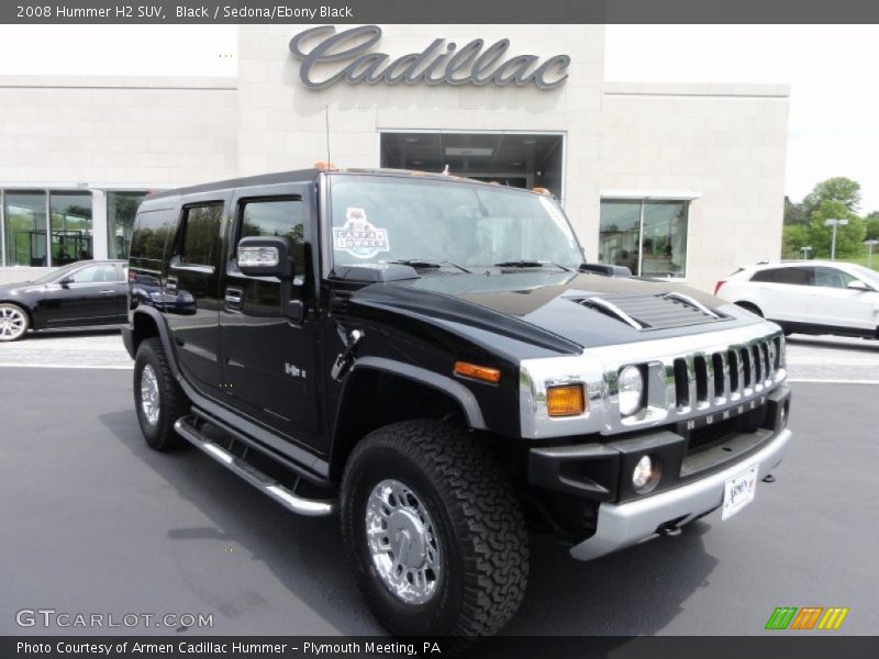 Black / Sedona/Ebony Black 2008 Hummer H2 SUV