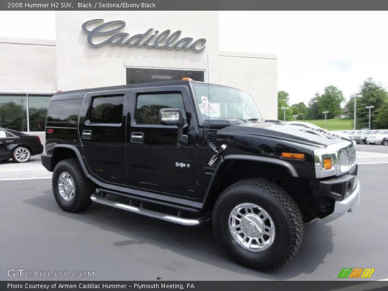 Black / Sedona/Ebony Black 2008 Hummer H2 SUV