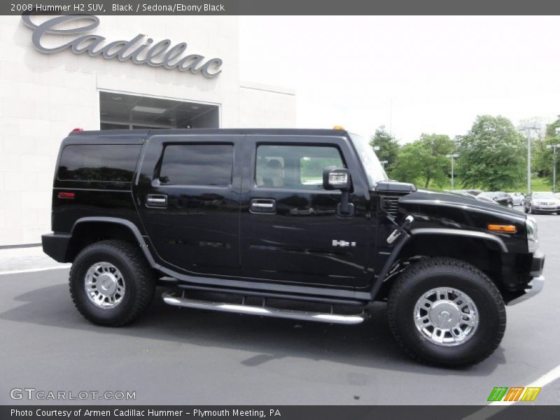 Black / Sedona/Ebony Black 2008 Hummer H2 SUV