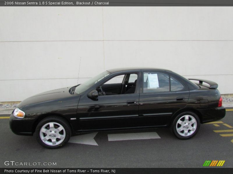 Blackout / Charcoal 2006 Nissan Sentra 1.8 S Special Edition