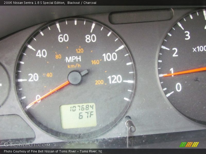 Blackout / Charcoal 2006 Nissan Sentra 1.8 S Special Edition