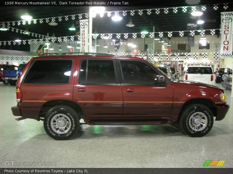 Dark Toreador Red Metallic / Prairie Tan 1998 Mercury Mountaineer V6