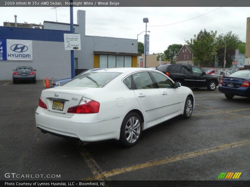 Moonlight White / Wheat Beige 2009 Infiniti M 35x AWD Sedan