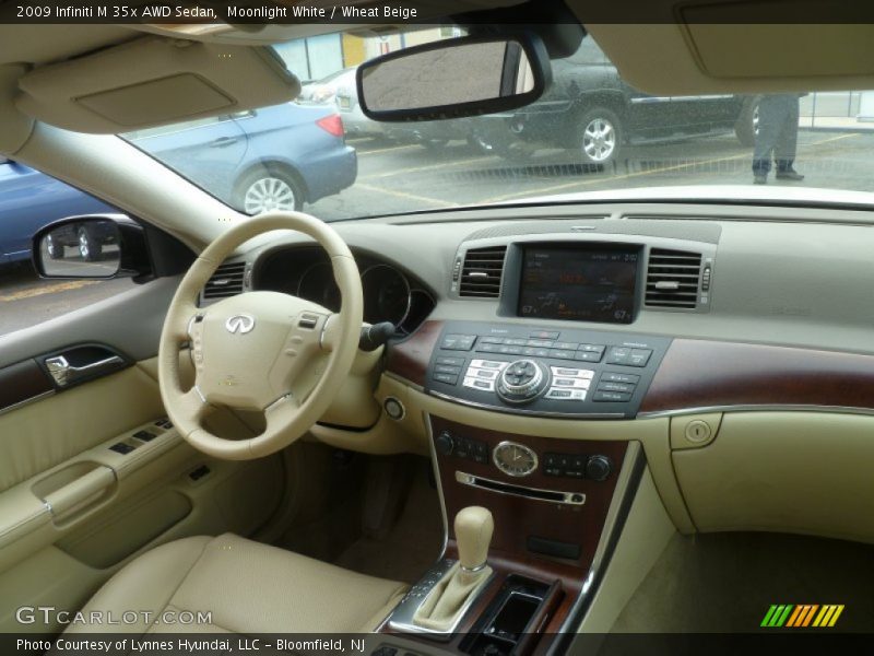 Moonlight White / Wheat Beige 2009 Infiniti M 35x AWD Sedan