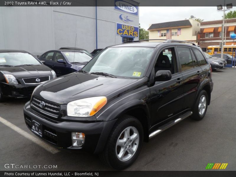 Black / Gray 2002 Toyota RAV4 4WD