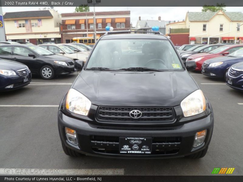 Black / Gray 2002 Toyota RAV4 4WD