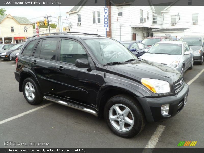 Black / Gray 2002 Toyota RAV4 4WD
