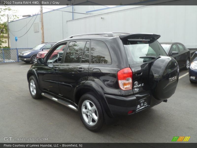 Black / Gray 2002 Toyota RAV4 4WD