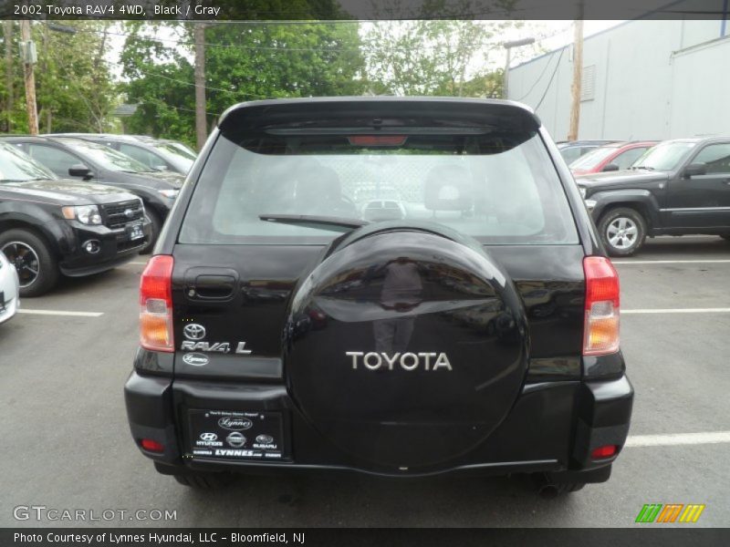 Black / Gray 2002 Toyota RAV4 4WD
