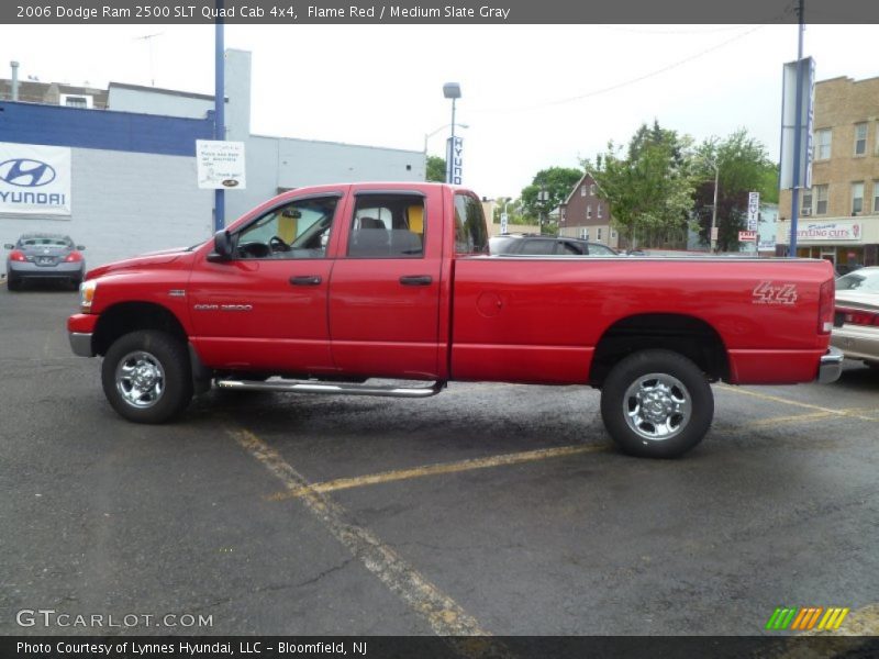 Flame Red / Medium Slate Gray 2006 Dodge Ram 2500 SLT Quad Cab 4x4