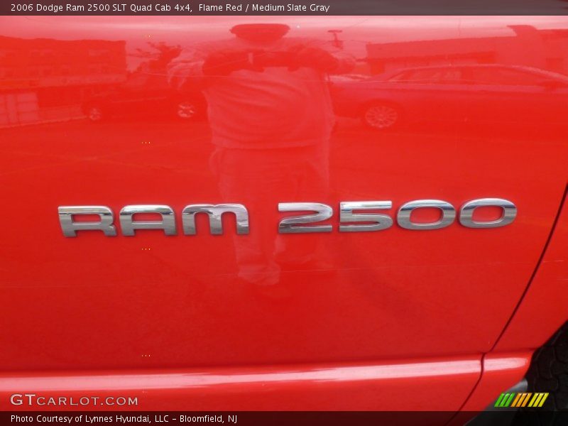 Flame Red / Medium Slate Gray 2006 Dodge Ram 2500 SLT Quad Cab 4x4