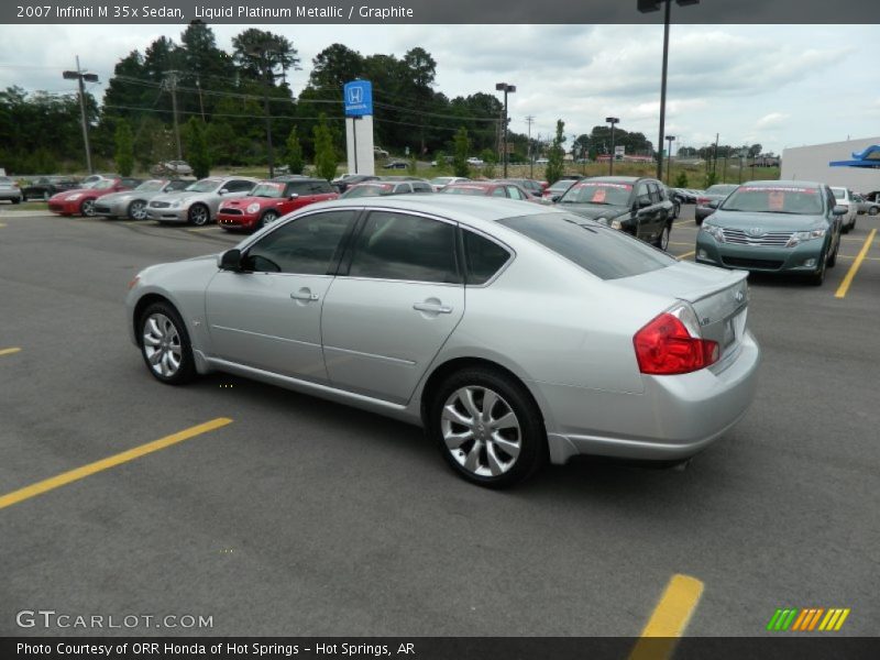 Liquid Platinum Metallic / Graphite 2007 Infiniti M 35x Sedan